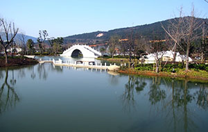 仁皇山公園山水清音園林綠化工程